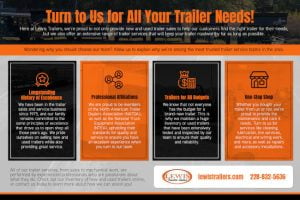 Turn to Us for All Your Trailer Needs!