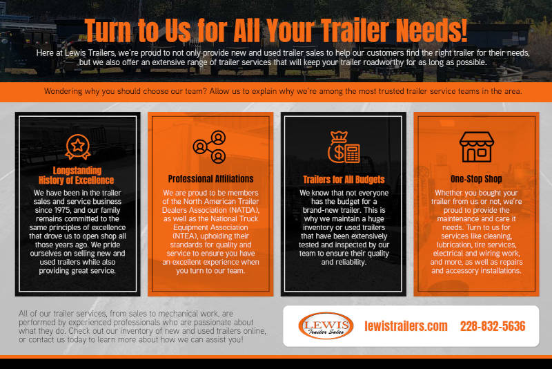 Turn to Us for All Your Trailer Needs!